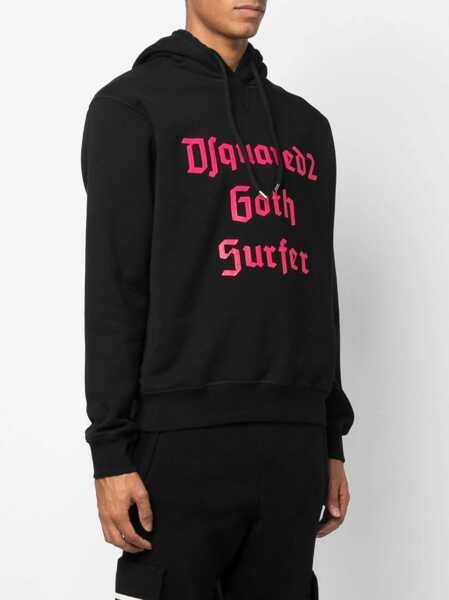 Bluze de trening DSQUARED2 Sweatshirt With Logo Print BLACK Barbati (BM 12202620) 3