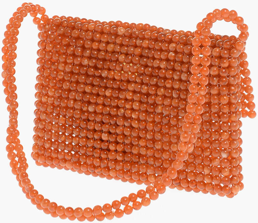 Genti de umar VANINA Faux Pearls Lephemre Shoulder Bag Orange Femei (BM 12203604) 2