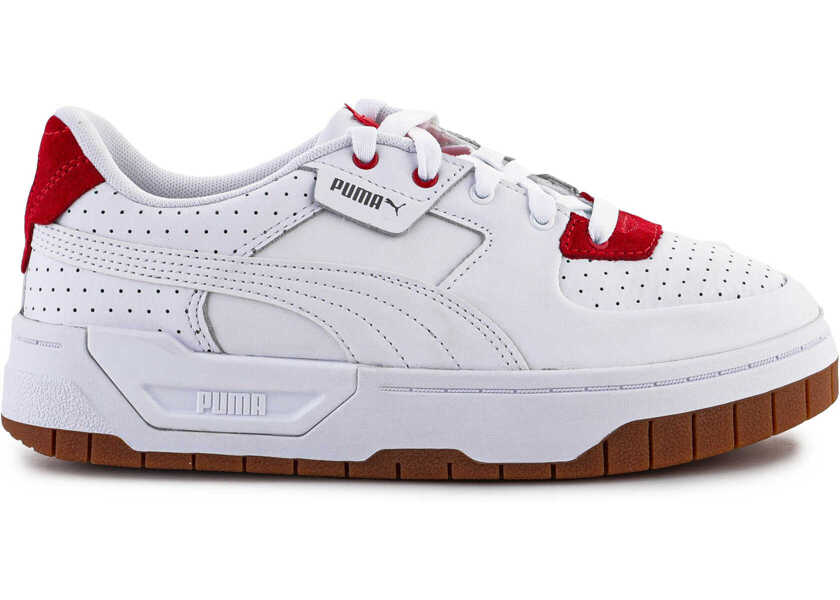 Sneakers PUMA Cali Dream Heritage White / Gum / High Risk Red White/Red Femei (BM 12203709) 6
