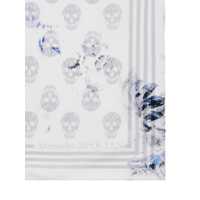 Esarfe ALEXANDER MCQUEEN Scarf with skull print Femei