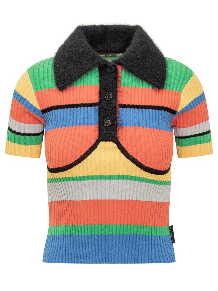 ANDERSSON BELL ANDERSSON BELL Nelly Polo Top MULTICOLOR