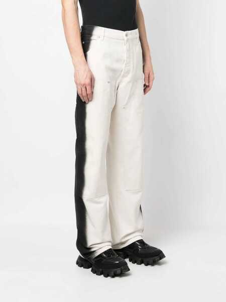 Pantaloni Heron Preston Heron Preston Carpenter Gradient Pants WHITE Barbati (BM 12216165) 3