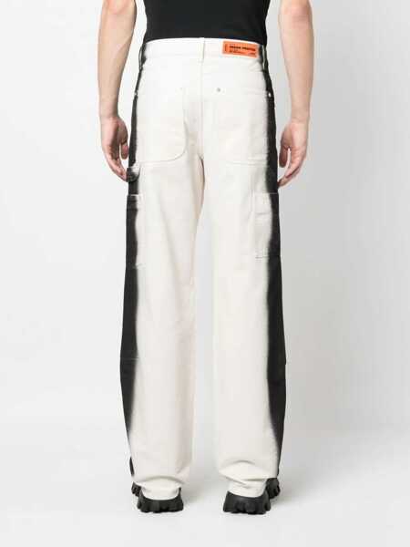 Pantaloni Heron Preston Heron Preston Carpenter Gradient Pants WHITE Barbati (BM 12216165) 4
