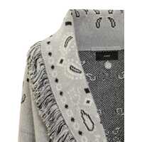 Cardigane ALANUI Dama - Cardigane ALANUI Alanui Jacquard Bandana Cardigan GREY Femei (BM 12217689) - B-mall.ro