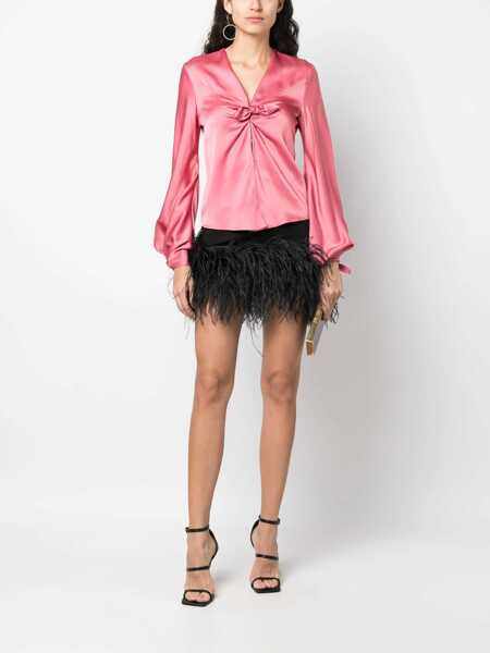 Bluze DEL CORE Del Core Blouse With Bow PINK Femei (BM 12219714) 2
