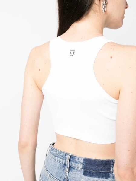 Topuri DSQUARED2 DSQUARED2 Top Cut Out WHITE Femei (BM 12221820) 5