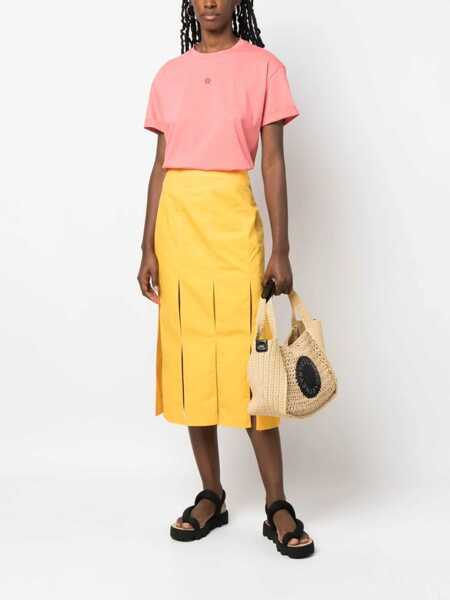 Tricouri Stella McCartney Crewneck T-Shirt PINK Femei (BM 12223647) 2