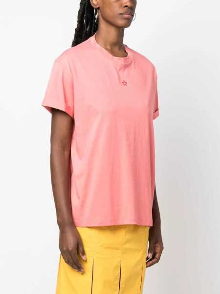 Tricouri Stella McCartney Crewneck T-Shirt PINK Femei (BM 12223647) 3