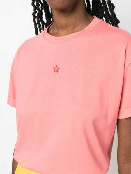 Tricouri Stella McCartney Crewneck T-Shirt PINK Femei (BM 12223647) 5