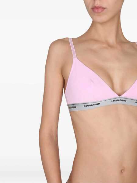 Lenjerie intima DSQUARED2 Bralette With Logo PINK Femei (BM 12225528) 3