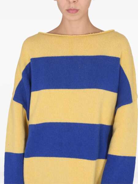Pulovere casual RIGHT FOR Striped Shirt YELLOW Femei (BM 12225600) 4