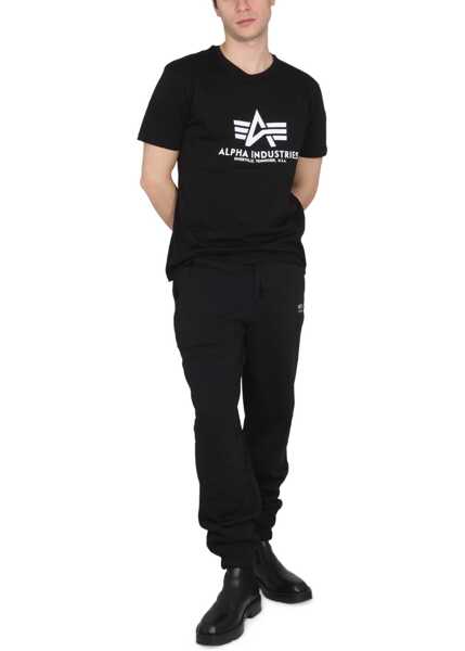 Pantaloni casual Alpha Industries Pataloni With Logo BLACK Barbati (BM 12228630) 2