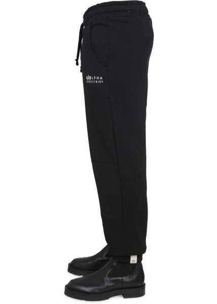 Pantaloni casual Alpha Industries Pataloni With Logo BLACK Barbati (BM 12228630) 3