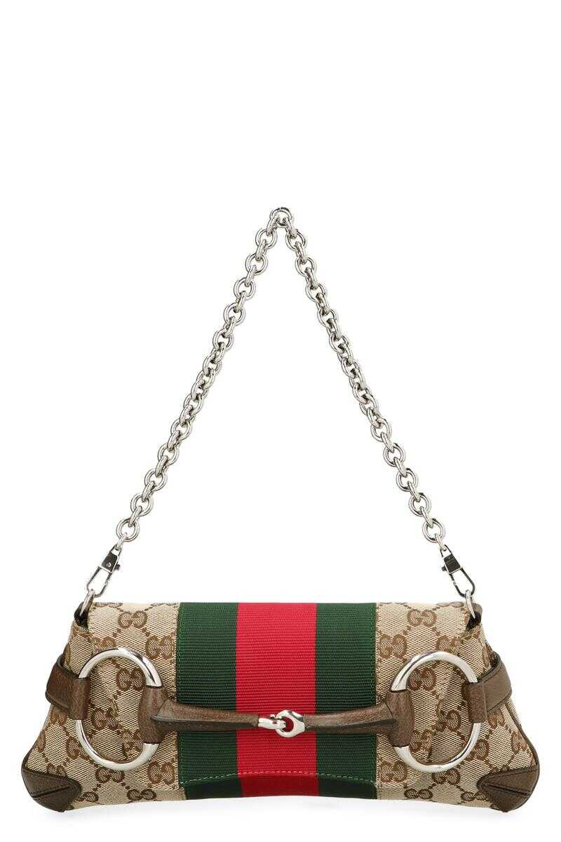Gucci GUCCI GUCCI HORSEBIT CHAIN SMALL SHOULDER BAG BEIGE