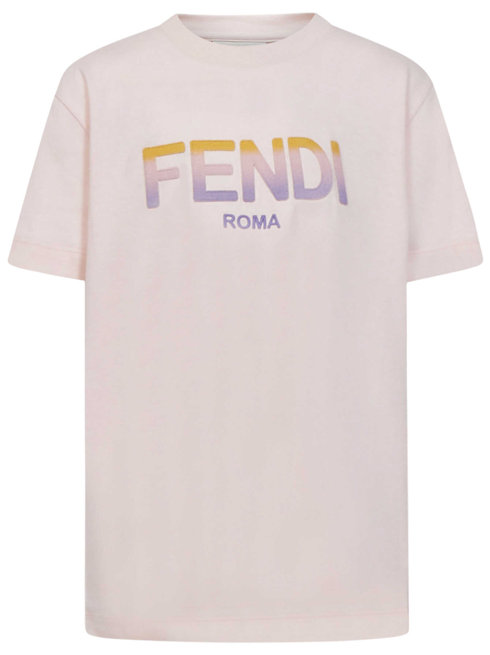 Fendi Fendi Kids T-shirts And Polos Pink Pink