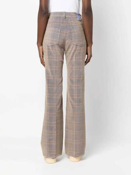 Pantaloni casual MCQ Alexander McQueen High Waist Pants BEIGE Femei (BM 12247374) 4