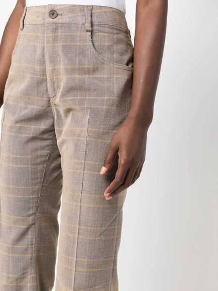 Pantaloni casual MCQ Alexander McQueen High Waist Pants BEIGE Femei (BM 12247374) 5