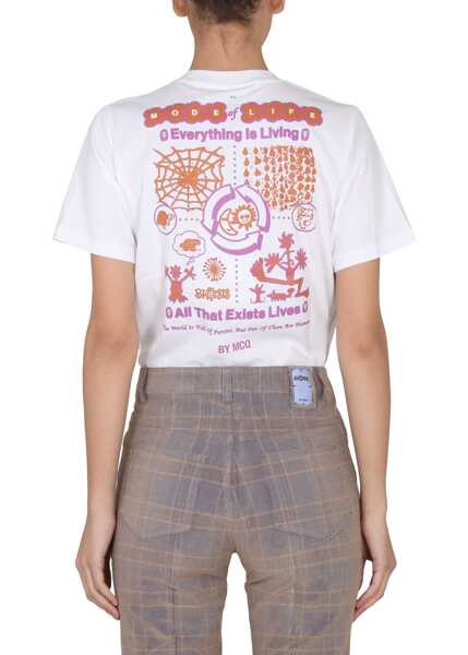 Tricouri MCQ Alexander McQueen T-Shirt With Logo WHITE Femei (BM 12247377) 3