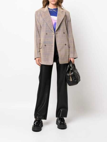 Sacouri MCQ Alexander McQueen Oversize Blazer BEIGE Femei (BM 12247380) 2
