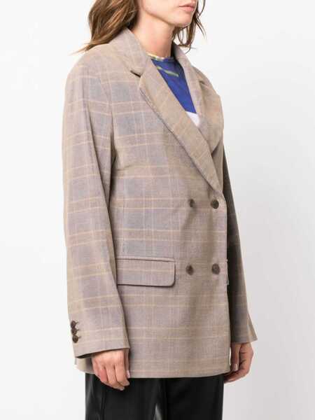 Sacouri MCQ Alexander McQueen Oversize Blazer BEIGE Femei (BM 12247380) 3