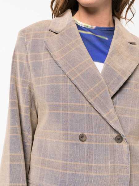 Sacouri MCQ Alexander McQueen Oversize Blazer BEIGE Femei (BM 12247380) 5