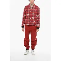 Imbracaminte 424 pentru Barbati - Jachete 424 Paisley Patterned Quilted Jacket With Front Zip Red Barbati (BM 12257166) - B-mall.ro
