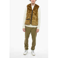 Geci Barbour pentru Barbati - Veste costum Barbour Front Zipped Reversible Eco-Fur Vest Brown Barbati (BM 12257169) - B-mall.ro