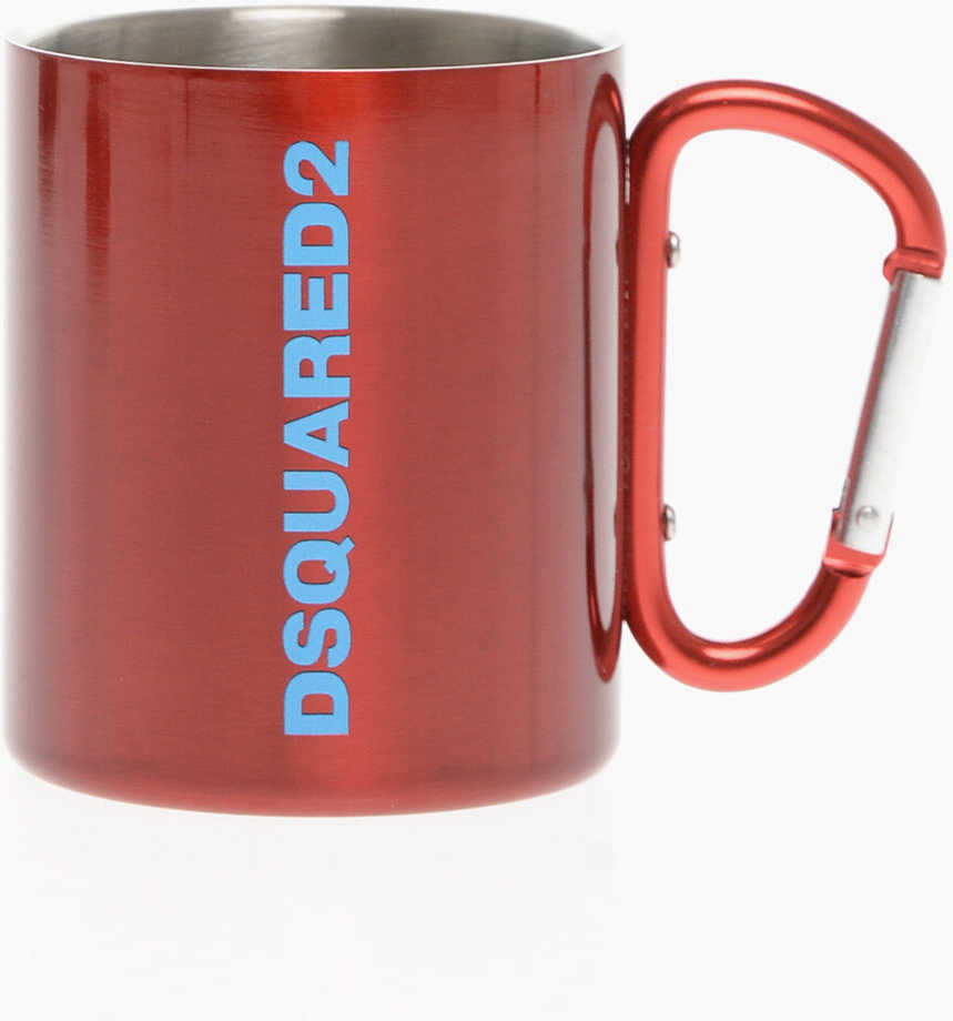 Accesorii de voiaj DSQUARED2 D-Ring Handle Steel Mug Red Barbati (BM 12257334) 1