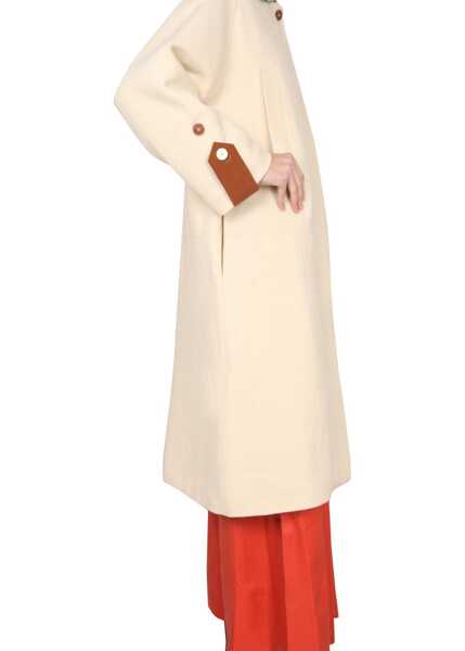Paltoane ALYSI Traditional Coat BEIGE Femei (BM 12257532) 4