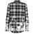 Philipp Plein Tartan Pattern Shirt BLACK