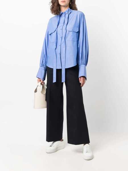 Camasi elegante JEJIA Poplin Shirt AZURE Femei (BM 12257595) 2