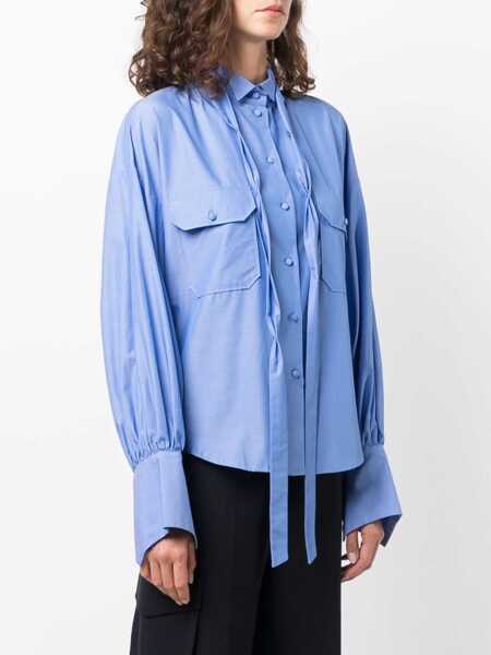 Camasi elegante JEJIA Poplin Shirt AZURE Femei (BM 12257595) 3