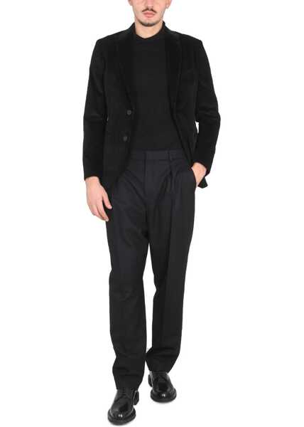 Sacouri office Tonello Velvet Jacket BLACK Barbati (BM 12259641) 2