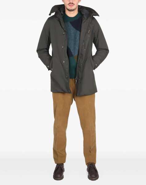 Trenciuri Moorer Hooded Jacket GREY Barbati (BM 12259656) 2