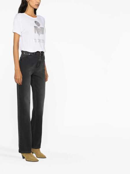 Tricouri ISABEL MARANT ETOILE Koldi T-Shirt WHITE Femei (BM 12260334) 4