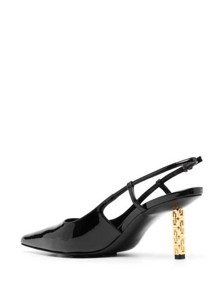 Pantofi cu toc Givenchy Givenchy G Cube Patent Leather Slingback Pumps Black Femei (BM 12265164) 3
