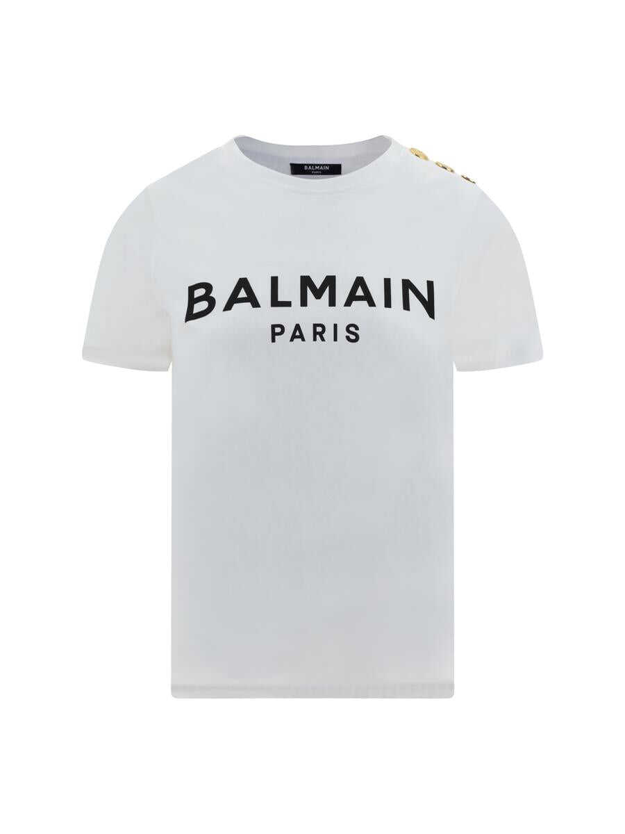 Balmain BALMAIN T-SHIRTS BLANC/NOIR