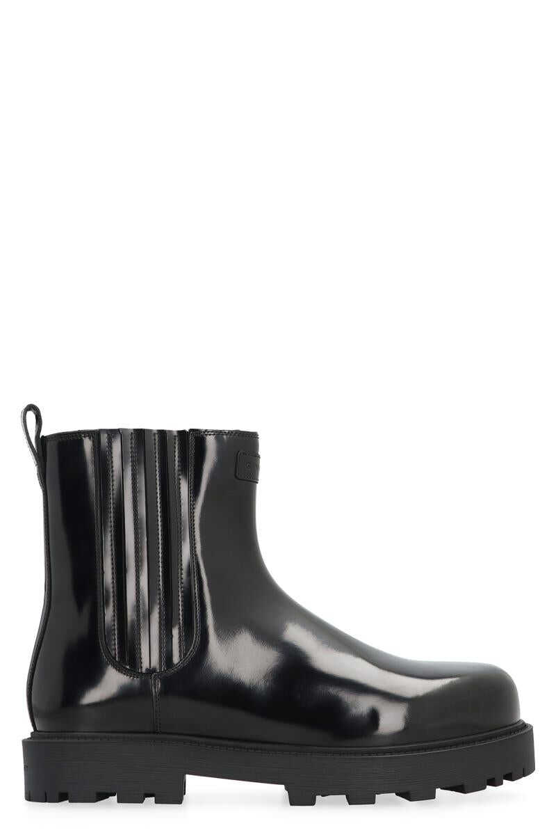 Givenchy GIVENCHY SHOW LEATHER CHELSEA BOOTS BLACK