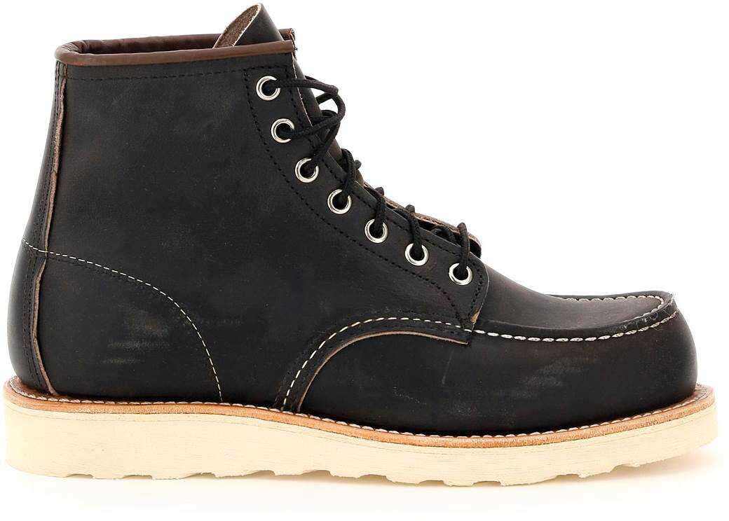 RED WING SHOES Classic Moc Ankle Boots CHARCOAL