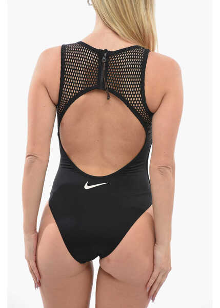 Costume de baie intregi Nike Swim One Piece Swimsuit With Perforated Details Black Femei (BM 12271404) 2