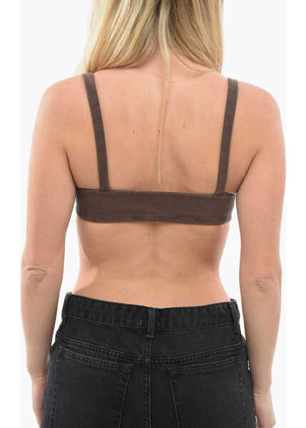 Sutiene ENTIRE STUDIOS Stretch Cotton Bandeau Bra Brown Femei (BM 12272274) 2