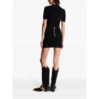 Imbracaminte Balmain Dama - Fuste Balmain Black Short Skirt With Jewel Buttons In Viscose Blend Woman Black Femei (BM 12275580) - B-mall.ro