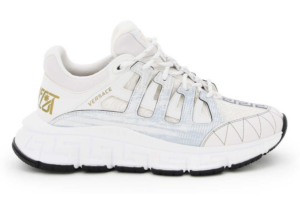 Versace Trigreca Sneakers WHITE GOLD