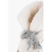 Botine Dama - Botine KhrisJoy Fleeced Puff Booties With Elastic Inserts Brown Femei (BM 12291048) - B-mall.ro