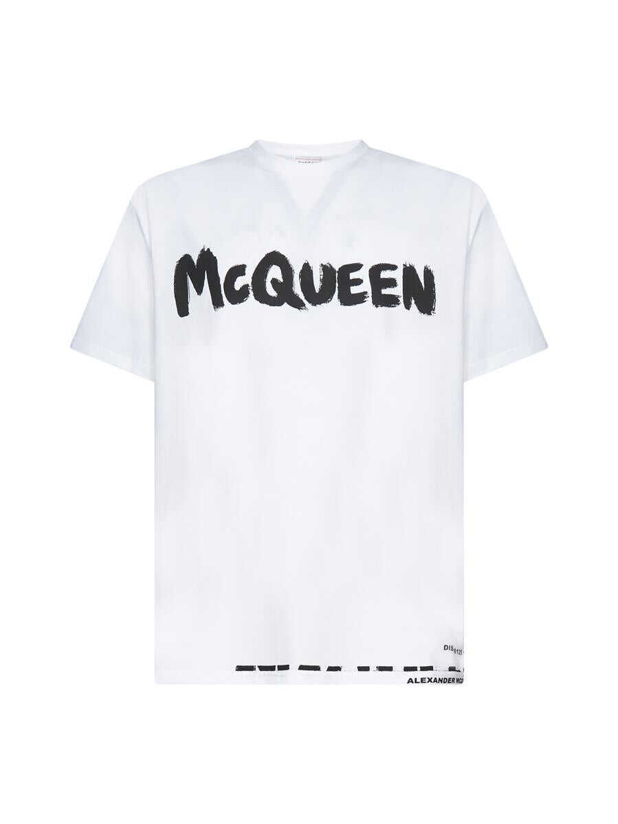 Alexander McQueen Alexander McQueen T-shirts and Polos WHITE MIX