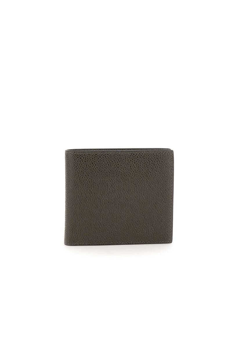 Thom Browne THOM BROWNE "Billfold" leather wallet BROWN