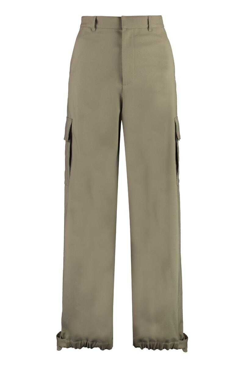 Off-White OFF-WHITE TECHNICAL FABRIC CARGO PANTS BEIGE