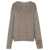 Prada Prada Checked Cashgora Sweater Beige