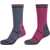 SKECHERS 2PPK Women Trail Wool Socks Pink