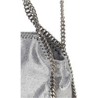 Genti de umar Stella McCartney Dama - Genti de umar Stella McCartney Tiny Shaggy Tote Shoulder Bag SILVER Femei (BM 12308532) - B-mall.ro